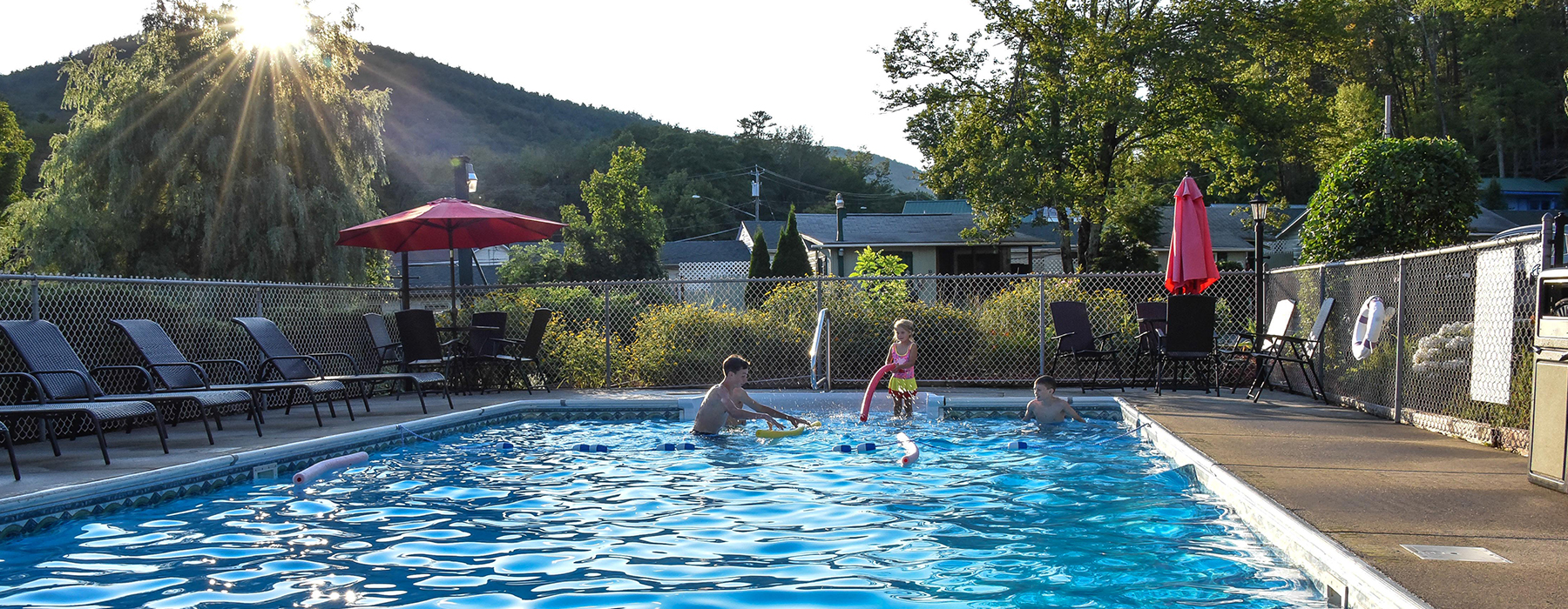 adirondack sunrise outdoor pool